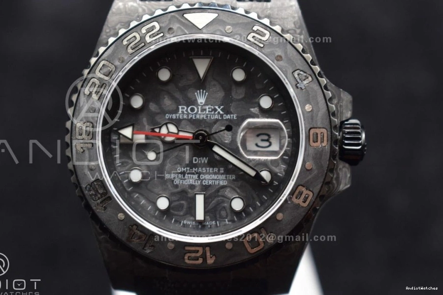 Black All Strap Carbon 423 Dial Black Black Edition on SA3186 CHS Best Nylon Practical OMF GMT DIW 0520
